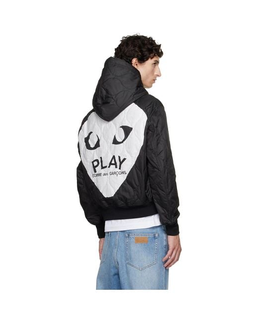 COMME DES GARÇONS PLAY Black Heart Emblem' Hoodie for men