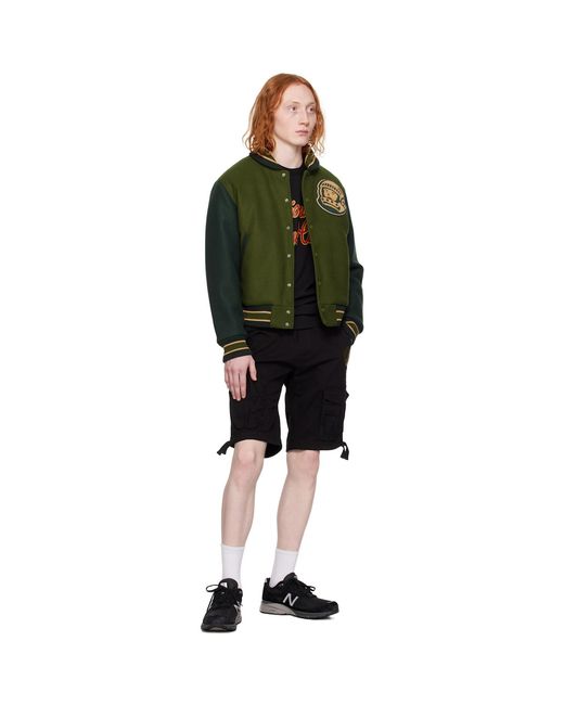 BBCICECREAM Black Patch Shorts for men
