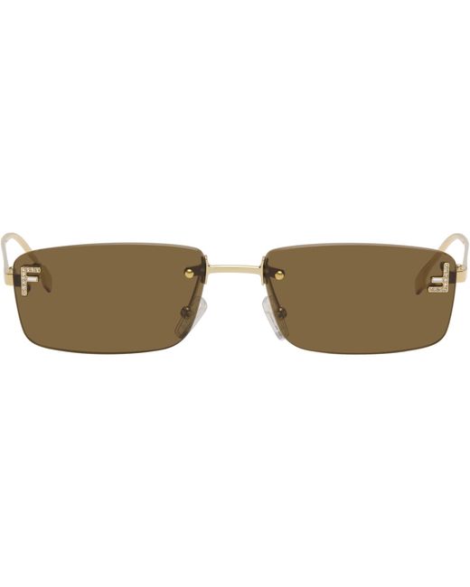 Fendi Black First' Crystal Sunglasses for men