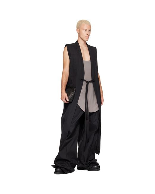 Rick Owens Black Tower Soft Adri Satchel for men