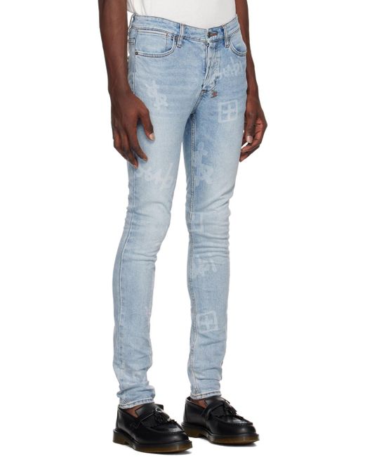 Ksubi Blue Van Winkle Kash Box Jeans for men