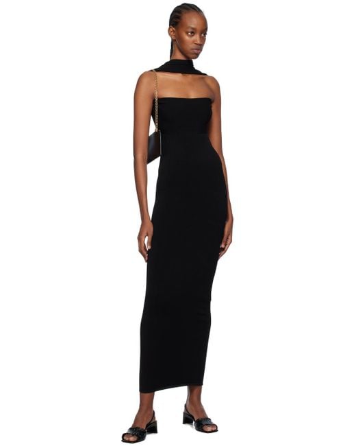 Totême  Toteme Black Slip-through Midi Dress