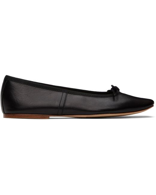 A.P.C. Black Leah Ballerina Flats