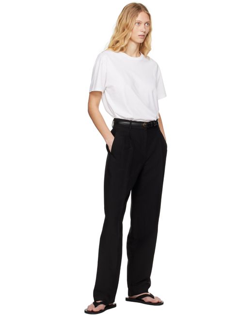 The Row ブラック Lilas トラウザーズ Black