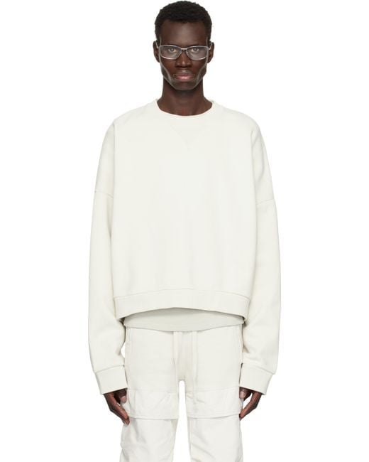 Entire studios Natural Off- Box Sweatshirt for men