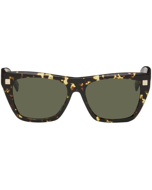 Givenchy Green Tortoiseshell Gv Day Sunglasses