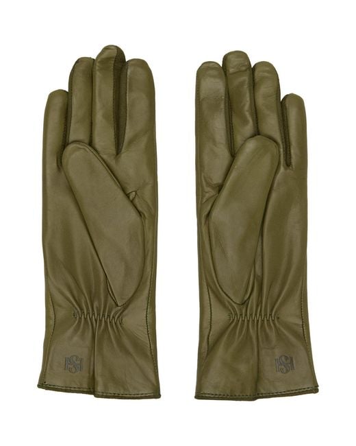 Handsome Stockholm Green Essentials Gloves