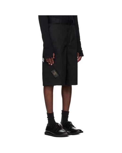 Undercover Black Dickies Edition Uc1F4509 Shorts for men