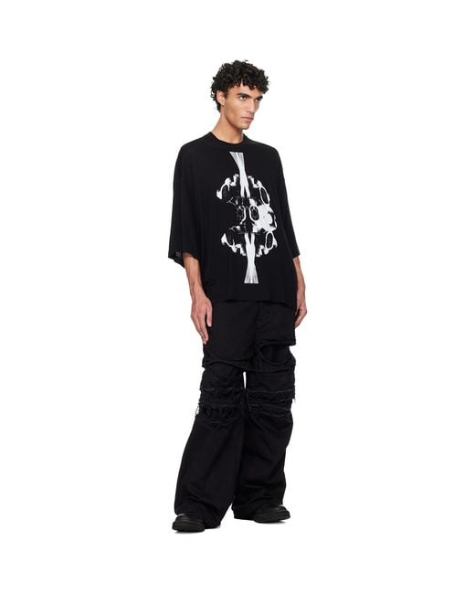 Julius Black Numinous Print Over T-Shirt for men