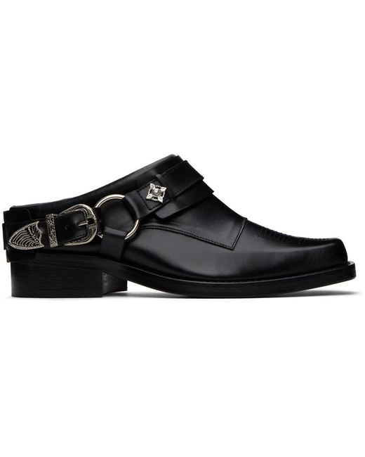 Toga Black Ssense Exclusive Hard Loafers