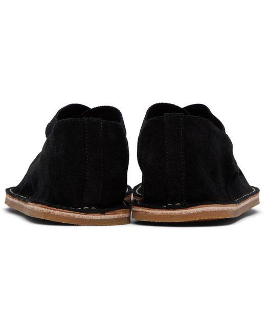 Dries Van Noten Black Criss-cross Loafers for men