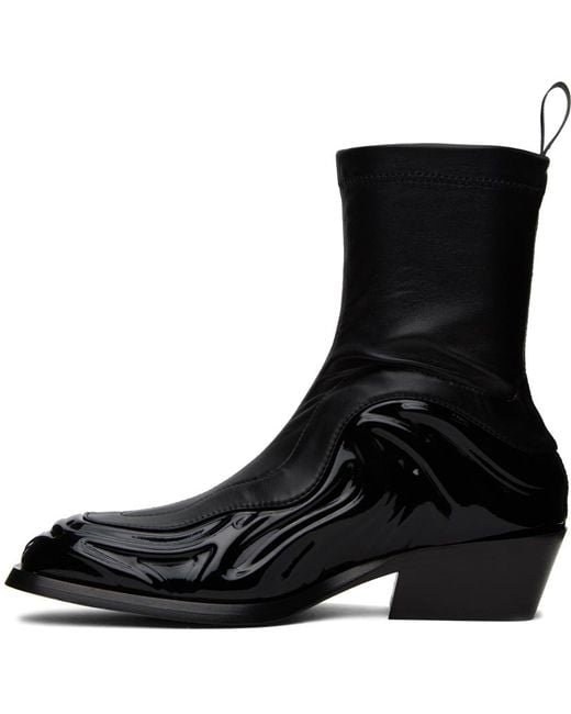 Versace Black Solare Boots for men