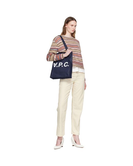 A.P.C. Blue Laure Tote