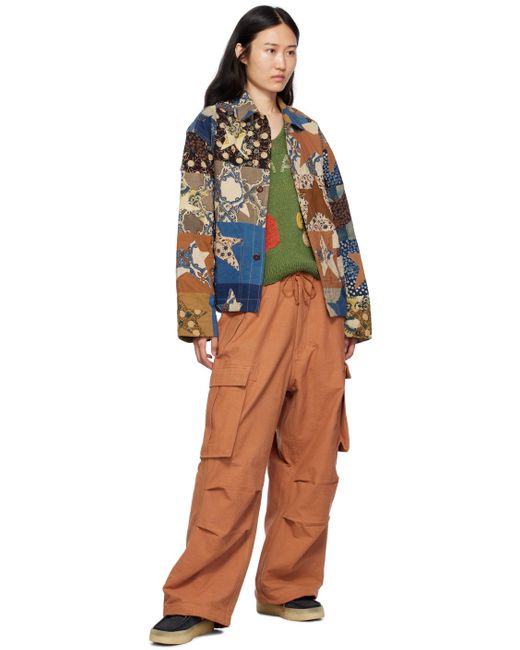 STORY mfg. Multicolor Peace Cargo Trousers