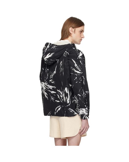 Wales Bonner Black Bloom Anorak for men