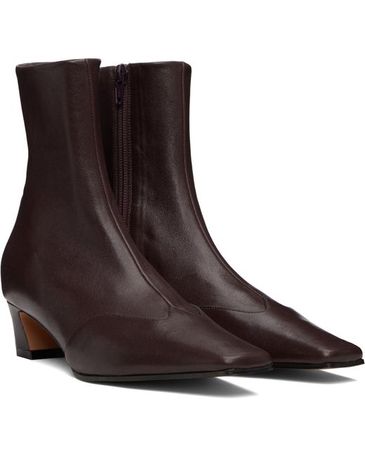 Khaite Black Nevada Stretch Low Boots