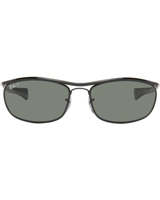 Ray-Ban Gray Olympian I Deluxe Sunglasses for men