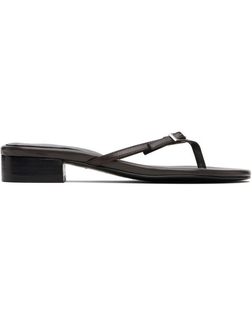 Paloma Wool Black Mica Sandals
