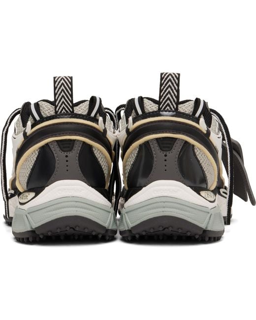Off-White c/o Virgil Abloh Brown 'Be Right Back' Mesh Sneakers