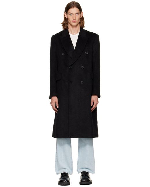 Our Legacy Wool Whale Coat in Black for Men | Lyst