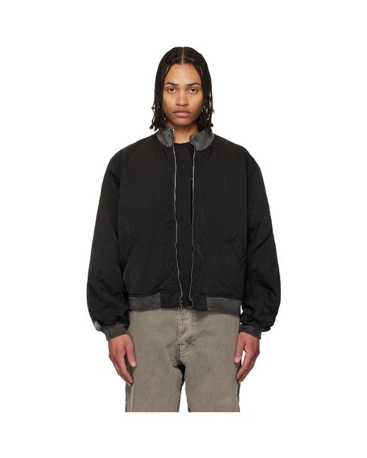 ALEXANDER DIGENOVA Black Rl-Bomber Jacket for men