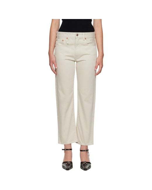 R13 Natural Romeo Jeans