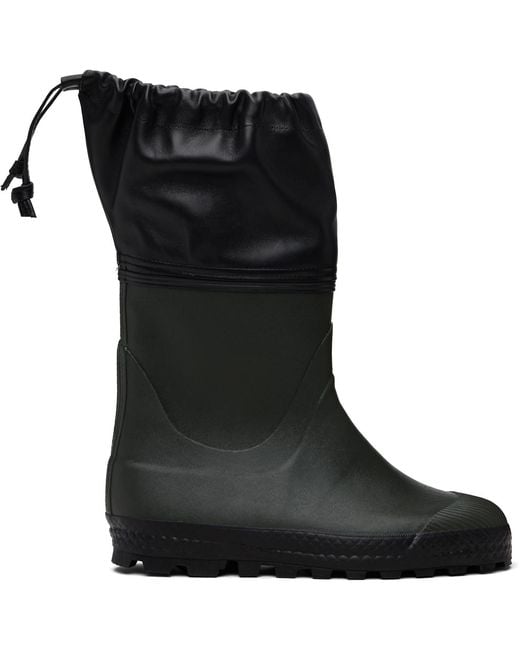 Rier Black Ludwig Reiter Edition City Rain Boots for men