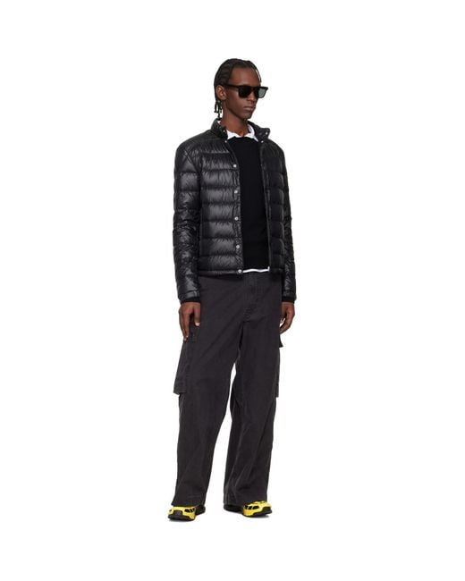 Moncler Black Selves Short Down Jacket for men