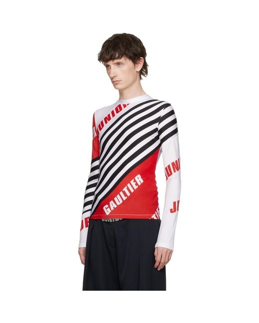 Jean Paul Gaultier Red 'The Junior Gaultier' Top for men