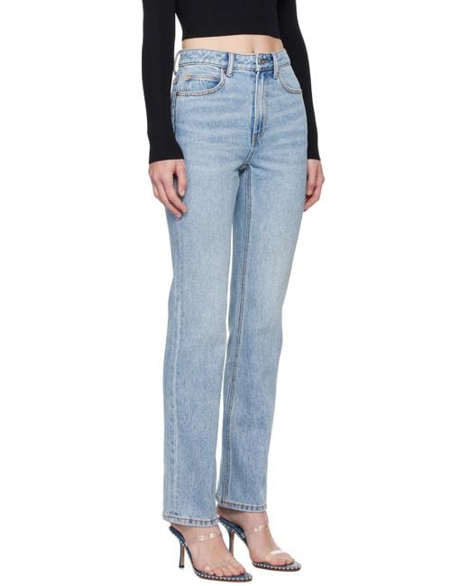 Alexander Wang ☆ブルー Workwear ハイウエスト ジーンズ Alexander Wangのブルー Workwear ハイウエスト ジーンズがセール中