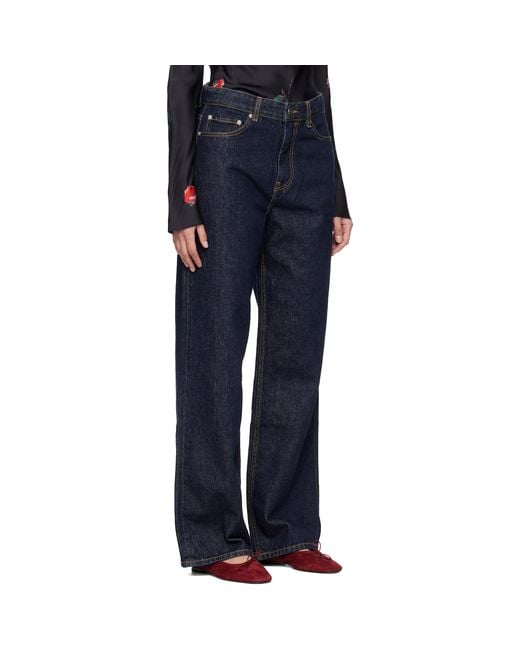 Ganni Blue Izey Jeans