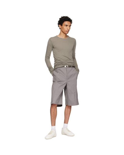 Rick Owens Brown Tower Mini Stooges Belt for men