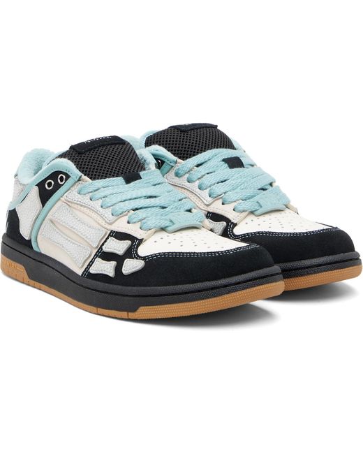 Amiri Black Xl Skel Top Low Sneakers for men