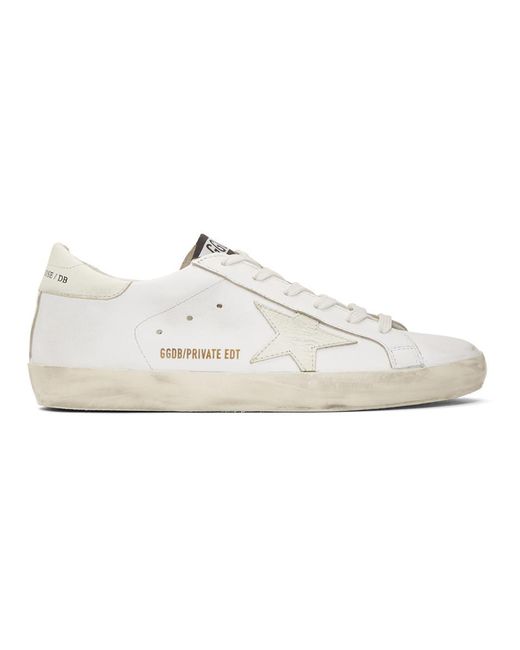 Golden Goose Deluxe Brand Ssense Exclusive White Glow-in-the-dark Friday Superstar Sneakers