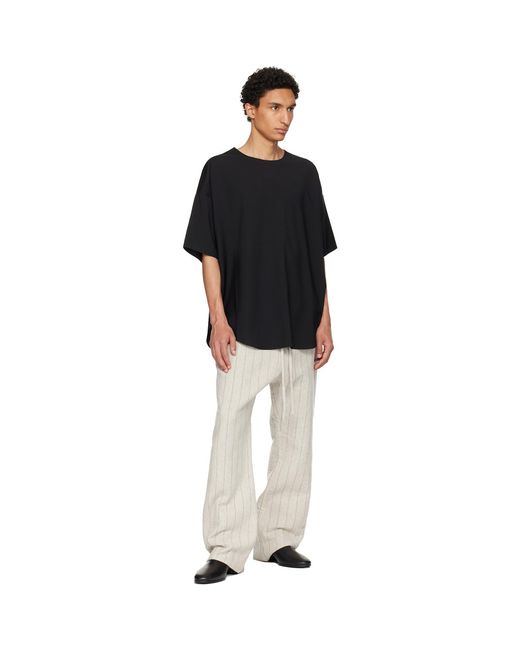Fear Of God Black Relaxed S/S T-Shirt for men