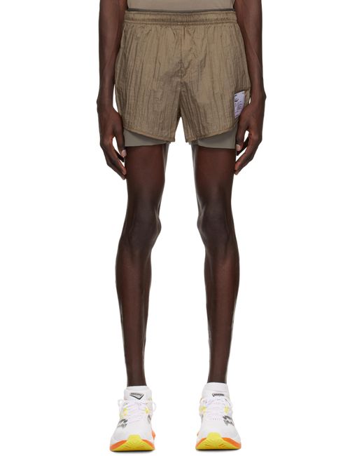 メンズ Satisfy トープ Rippy 3 トレイル ショートパンツ Multicolor