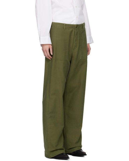 R13 Green Utility Trousers