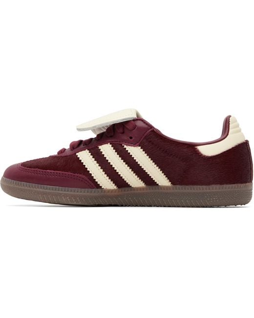 Adidas Originals Black Burgundy Samba Lt Sneakers