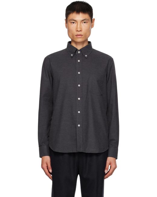 De Bonne Facture Black Buttoned Shirt for men