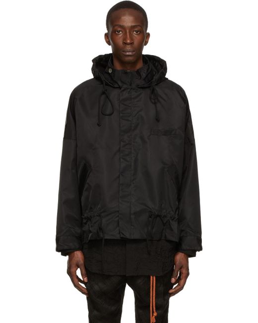 Song For The Mute Synthetic Nylon Jacket in Black for Men - Lyst