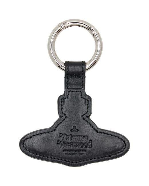 Vivienne Westwood Black Orb Magnet Keychain for men