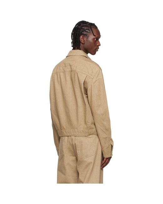 Jacquemus Natural 'The Mirada De-Nîmes' Denim Jacket for men
