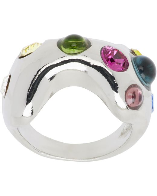 Bague Bat Collina Strada en coloris Gray