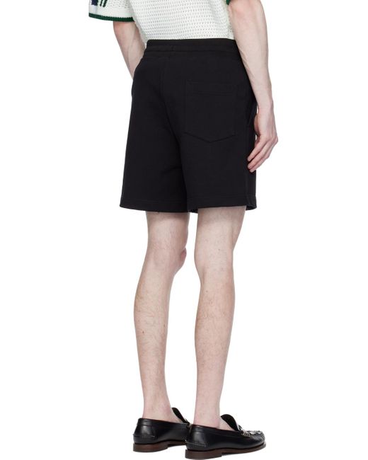Casablancabrand Black 'l'arche' Shorts for men