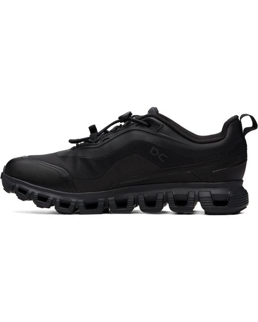 On Shoes Black Cloud 6 Waterproof Sneakers for men