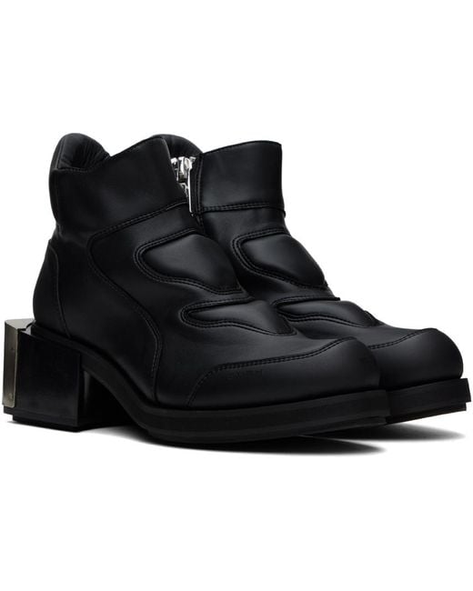 GmbH Black Baris Moto Boots for men