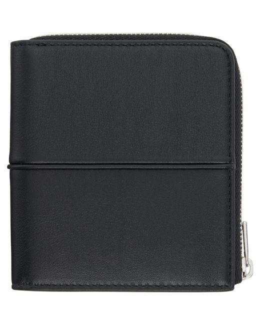 Jil Sander Black Linea Card Holder for men