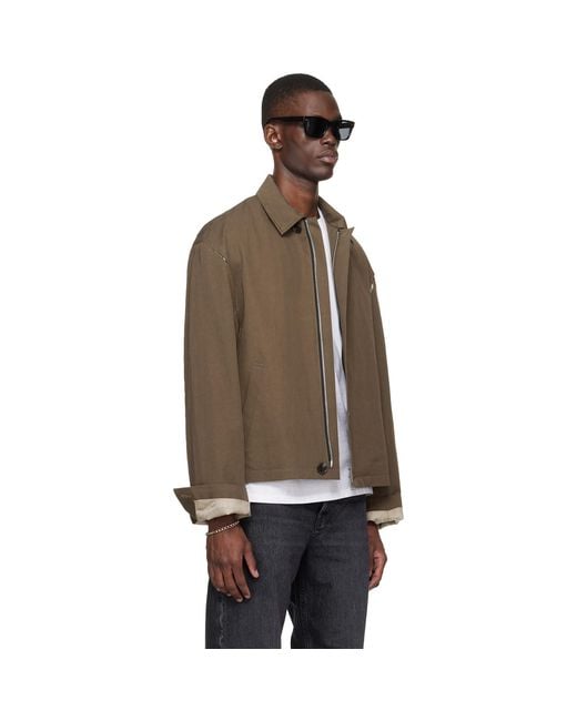 Sir Black Light Zipped Blouson Jacket for men