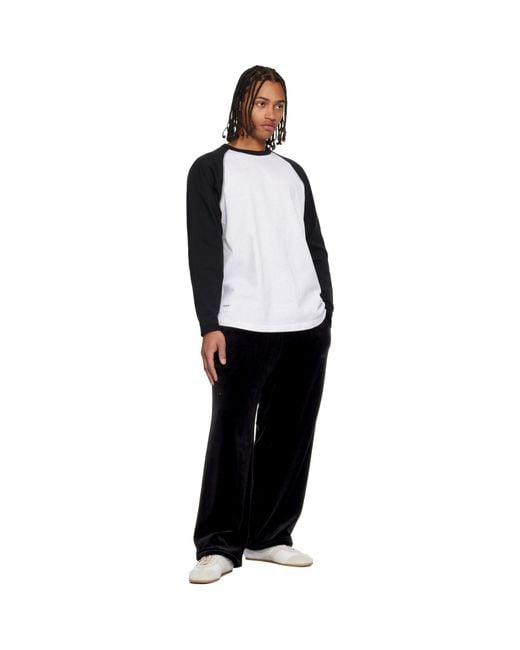 (w)taps Black Athletic Sweatpants for men