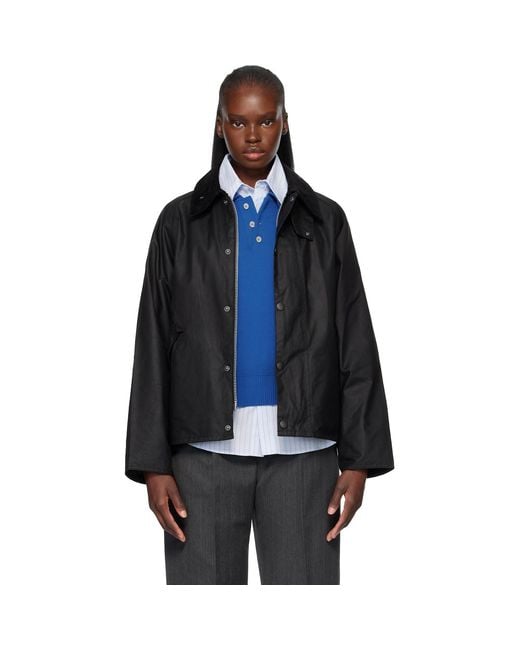 Barbour Blue Transport Waxed Jacket